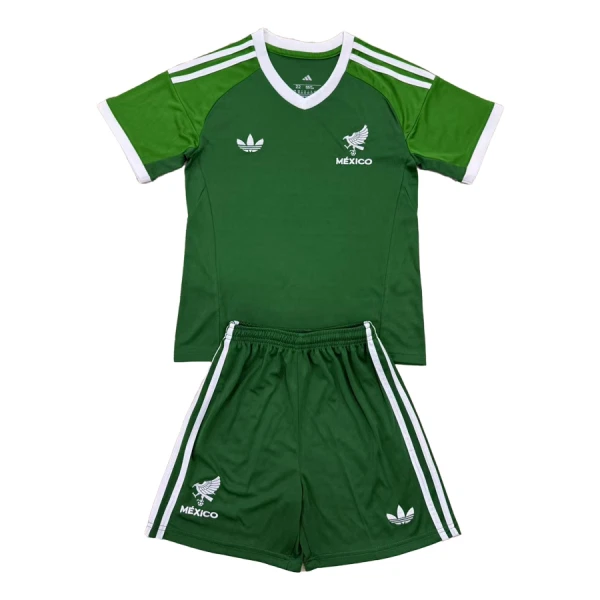 Günstige Mexiko Torwart Kindertrikot 2025 Kurzarm Grüne Günstige Mexiko Torwart Kindertrikot 2025 Kurzarm Grüne