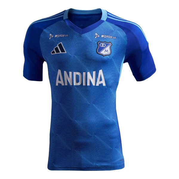 Günstige Millonarios Herrentrikot Heim 2025/26 Kurzarm Günstige Millonarios Herrentrikot Heim 2025/26 Kurzarm