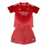 Günstige Real Madrid Torwart Kindertrikot 2025/26 Kurzarm Rote