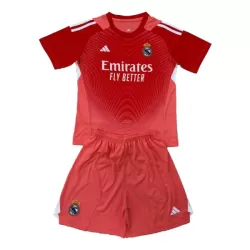 Günstige Real Madrid Torwart Kindertrikot 2025/26 Kurzarm Rote Günstige Real Madrid Torwart Kindertrikot 2025/26 Kurzarm Rote