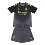 Günstige Real Madrid Torwart Kindertrikot 2025/26 Kurzarm Schwarze