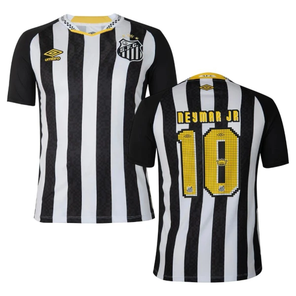 Günstige Santos FC Neymar JR 10 Herrentrikot Auswärts 2025/26 Kurzarm Günstige Santos FC Neymar JR 10 Herrentrikot Auswärts 2025/26 Kurzarm