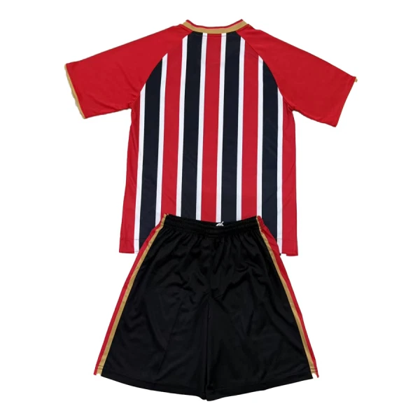 Günstige São Paulo Kindertrikot Auswärts 2025/26 Kurzarm