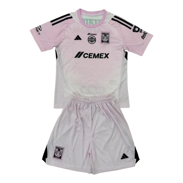 Günstige Tigres UANL Torwart Kindertrikot 2025/26 Kurzarm Rosa Günstige Tigres UANL Torwart Kindertrikot 2025/26 Kurzarm Rosa