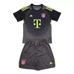 Günstige FC Bayern München Torwart Kindertrikot 2025/26 Kurzarm Schwarze