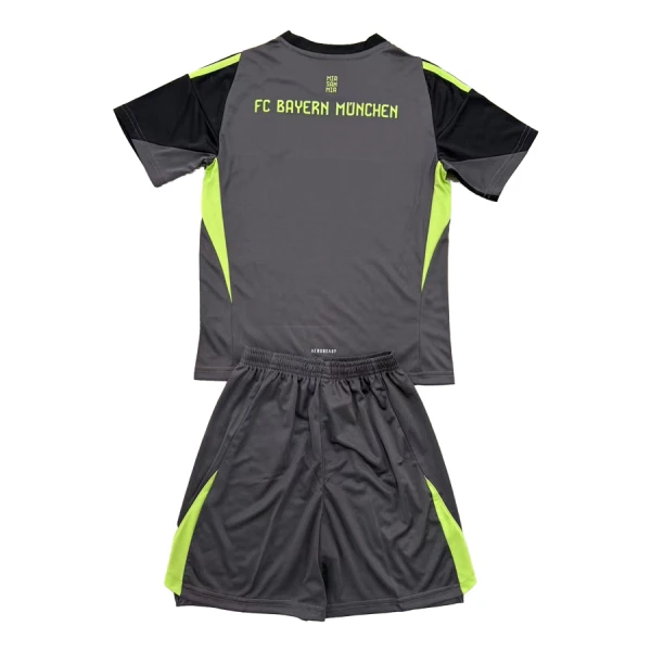 Günstige FC Bayern München Torwart Kindertrikot 2025/26 Kurzarm Schwarze