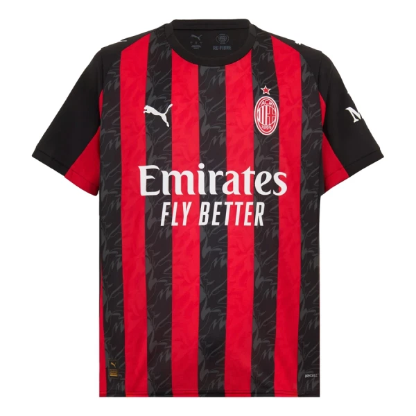 Günstige AC Mailand Herrentrikot Heim 2025/26 Kurzarm
