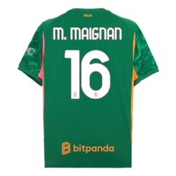 Günstige AC Mailand M. Maignan 16 Torwart Herrentrikot 2025/26 Kurzarm Grüne Günstige AC Mailand M. Maignan 16 Torwart Herrentrikot 2025/26 Kurzarm Grüne
