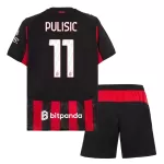 Günstige AC Mailand Pulisic 11 Kindertrikot Heim 2025/26 Kurzarm