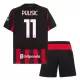 Günstige AC Mailand Pulisic 11 Kindertrikot Heim 2025/26 Kurzarm Günstige AC Mailand Pulisic 11 Kindertrikot Heim 2025/26 Kurzarm