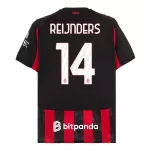 Günstige AC Mailand Reijnders 14 Herrentrikot Heim 2025/26 Kurzarm