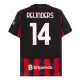 Günstige AC Mailand Reijnders 14 Herrentrikot Heim 2025/26 Kurzarm Günstige AC Mailand Reijnders 14 Herrentrikot Heim 2025/26 Kurzarm