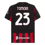 Günstige AC Mailand Tomori 23 Herrentrikot Heim 2025/26 Kurzarm