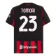 Günstige AC Mailand Tomori 23 Herrentrikot Heim 2025/26 Kurzarm Günstige AC Mailand Tomori 23 Herrentrikot Heim 2025/26 Kurzarm