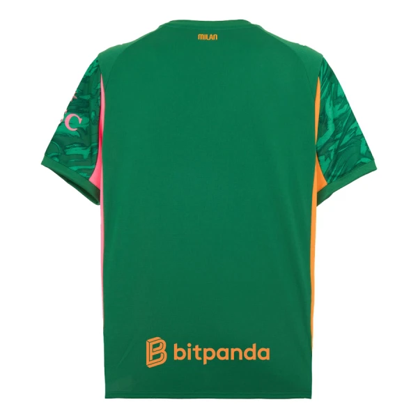 Günstige AC Mailand Torwart Herrentrikot 2025/26 Kurzarm Grüne