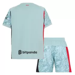 Günstige AC Mailand Torwart Kindertrikot 2025/26 Kurzarm Blaue