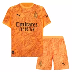 Günstige AC Mailand Torwart Kindertrikot 2025/26 Kurzarm Orange Günstige AC Mailand Torwart Kindertrikot 2025/26 Kurzarm Orange