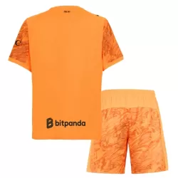 Günstige AC Mailand Torwart Kindertrikot 2025/26 Kurzarm Orange