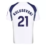 Günstige Tottenham Hotspur Kulusevski 21 Herrentrikot Heim 2025/26 Kurzarm