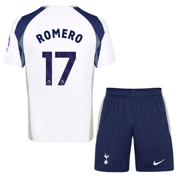 Günstige Tottenham Hotspur Romero 17 Kindertrikot Heim 2025/26 Kurzarm Günstige Tottenham Hotspur Romero 17 Kindertrikot Heim 2025/26 Kurzarm