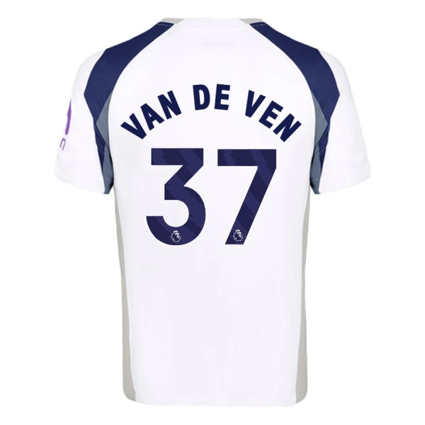 Günstige Tottenham Hotspur Van De Ven 37 Kindertrikot Heim 2025/26 Kurzarm