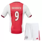 Günstige Ajax Amsterdam Brobbey 9 Kindertrikot Heim 2025/26 Kurzarm
