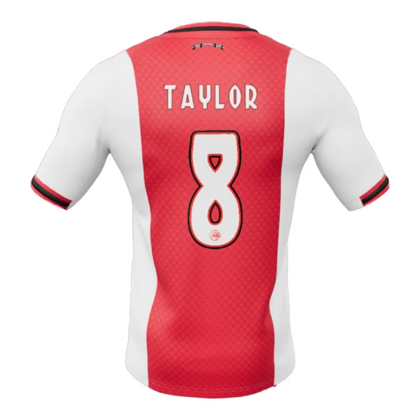 Günstige Ajax Amsterdam Taylor 8 Herrentrikot Heim 2025/26 Kurzarm Günstige Ajax Amsterdam Taylor 8 Herrentrikot Heim 2025/26 Kurzarm