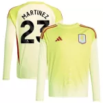 Günstige Aston Villa Emiliano Martinez 23 Torwart Herrentrikot 2025/26 Langarm