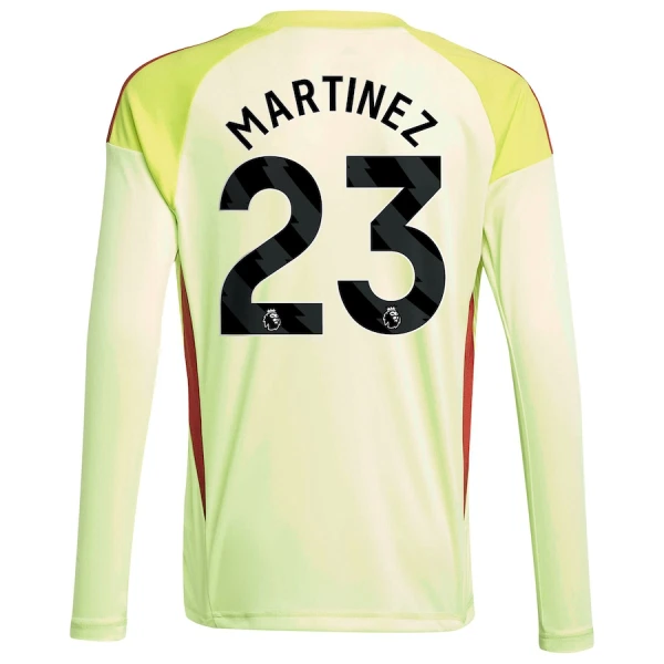 Günstige Aston Villa Emiliano Martinez 23 Torwart Herrentrikot 2025/26 Langarm