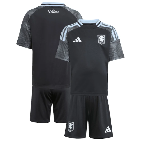 Günstige Aston Villa Kindertrikot Auswärts 2025/26 Kurzarm
