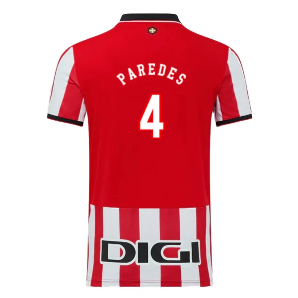 Günstige Athletic Bilbao Paredes 4 Herrentrikot Heim 2025/26 Kurzarm Günstige Athletic Bilbao Paredes 4 Herrentrikot Heim 2025/26 Kurzarm