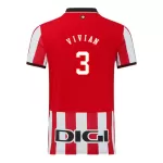 Günstige Athletic Bilbao Vivian 3 Herrentrikot Heim 2025/26 Kurzarm