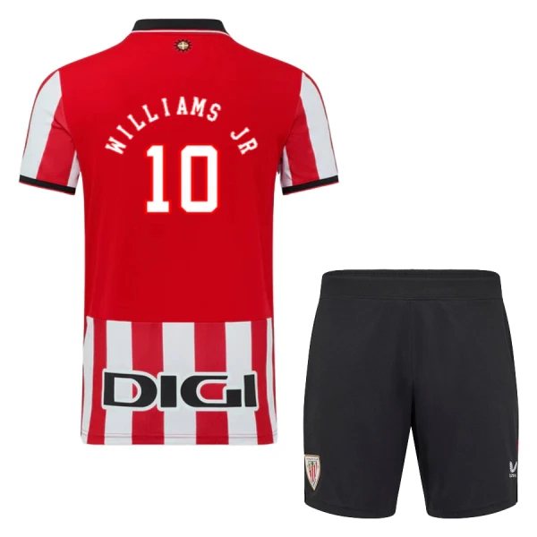 Günstige Athletic Bilbao Williams JR 10 Kindertrikot Heim 2025/26 Kurzarm Günstige Athletic Bilbao Williams JR 10 Kindertrikot Heim 2025/26 Kurzarm