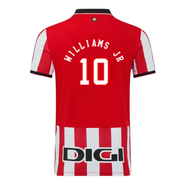 Günstige Athletic Bilbao Williams JR 10 Kindertrikot Heim 2025/26 Kurzarm