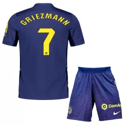 Günstige Atlético Madrid Griezmann 7 Kindertrikot Auswärts 2025/26 Kurzarm Günstige Atlético Madrid Griezmann 7 Kindertrikot Auswärts 2025/26 Kurzarm