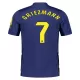 Günstige Atlético Madrid Griezmann 7 Kindertrikot Auswärts 2025/26 Kurzarm