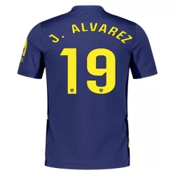 Günstige Atlético Madrid J. Alvarez 19 Herrentrikot Auswärts 2025/26 Kurzarm Günstige Atlético Madrid J. Alvarez 19 Herrentrikot Auswärts 2025/26 Kurzarm