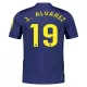 Günstige Atlético Madrid J. Alvarez 19 Kindertrikot Auswärts 2025/26 Kurzarm