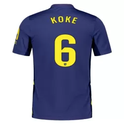 Günstige Atlético Madrid Koke 6 Herrentrikot Auswärts 2025/26 Kurzarm Günstige Atlético Madrid Koke 6 Herrentrikot Auswärts 2025/26 Kurzarm