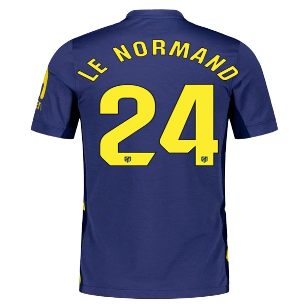 Günstige Atlético Madrid Le Normand 24 Herrentrikot Auswärts 2025/26 Kurzarm