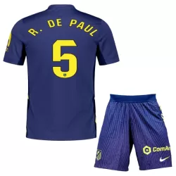 Günstige Atlético Madrid R. De Paul 5 Kindertrikot Auswärts 2025/26 Kurzarm Günstige Atlético Madrid R. De Paul 5 Kindertrikot Auswärts 2025/26 Kurzarm