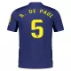 Günstige Atlético Madrid R. De Paul 5 Kindertrikot Auswärts 2025/26 Kurzarm