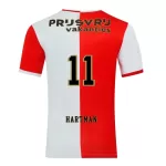 Günstige Feyenoord Hartman 11 Herrentrikot Heim 2025/26 Kurzarm