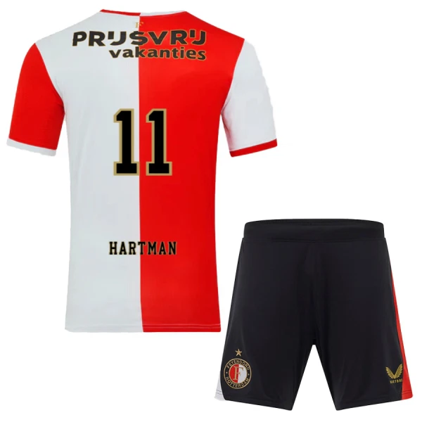 Günstige Feyenoord Hartman 11 Kindertrikot Heim 2025/26 Kurzarm Günstige Feyenoord Hartman 11 Kindertrikot Heim 2025/26 Kurzarm