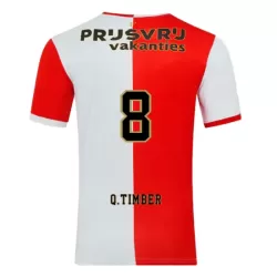 Günstige Feyenoord Q. Timber 8 Herrentrikot Heim 2025/26 Kurzarm Günstige Feyenoord Q. Timber 8 Herrentrikot Heim 2025/26 Kurzarm