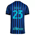 Günstige Inter Mailand Barella 23 Herrentrikot Heim 2025/26 Kurzarm