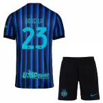 Günstige Inter Mailand Barella 23 Kindertrikot Heim 2025/26 Kurzarm