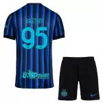 Günstige Inter Mailand Bastoni 95 Kindertrikot Heim 2025/26 Kurzarm