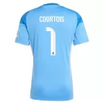 Günstige Real Madrid Courtois 1 Torwart Herrentrikot 2025/26 Kurzarm