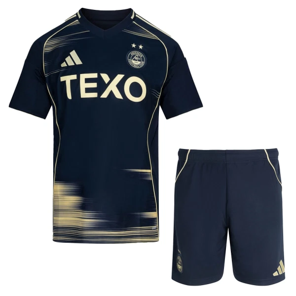 Günstige Aberdeen Kindertrikot Auswärts 2025/26 Kurzarm Günstige Aberdeen Kindertrikot Auswärts 2025/26 Kurzarm